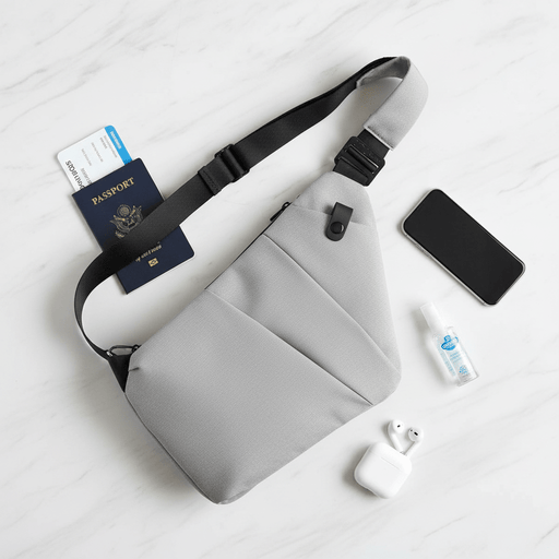 Waterproof Anti - Theft Shoulder Bag – Hidden Zippers & Adjustable Strap for Travel - Monsta Online