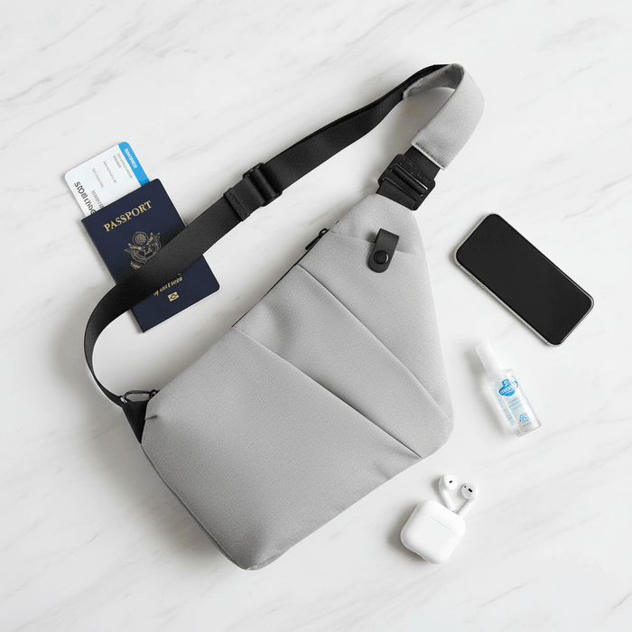 Waterproof Anti - Theft Shoulder Bag – Hidden Zippers & Adjustable Strap for Travel - Monsta Online
