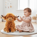 Fluffy Highland Cow Plush Toy – Soft Cuddly Stuffed Animal for Kids & Adults - Monsta Online
