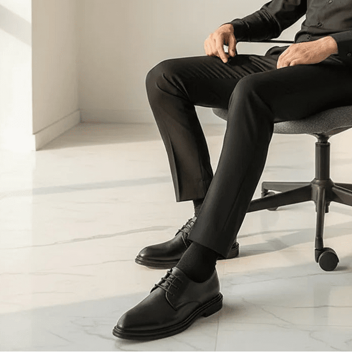 Noel Leather Dress Shoes – Men's Classic Lace - Up Genuine Leather Dress Shoes - Monsta Online