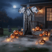 6ft Sound - Activated Halloween Animatronic Dragon Ghost – Roaring Sound, Posable Wings and Light - Up Eyes - Monsta Online