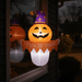 3.5FT Halloween Trick OR Treat Inflatable Pumpkin with LED Lights - Monsta Online
