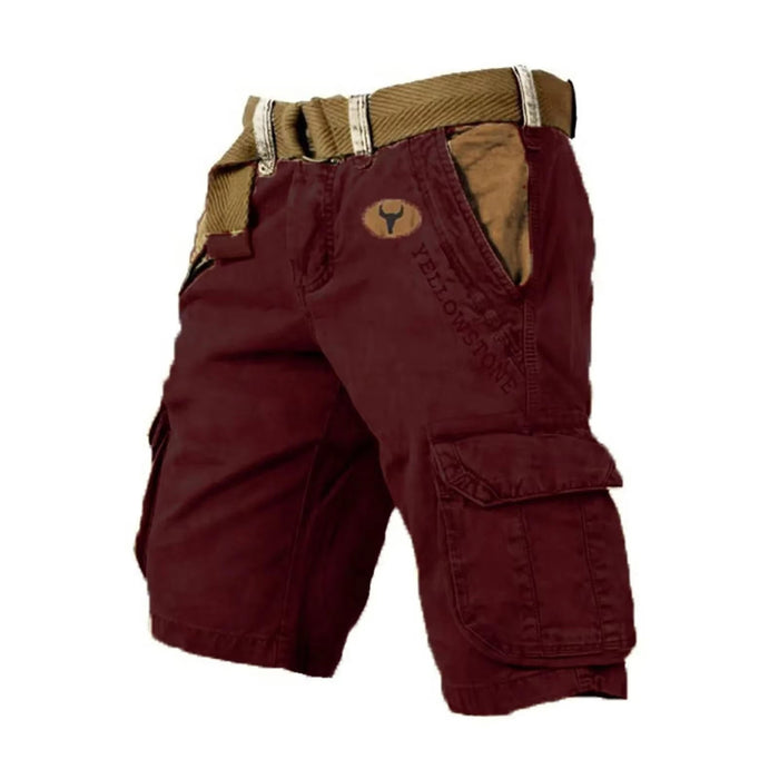Men's Luxury Cargo Shorts – 6 - Pocket Stretch Fabric, Durable & Stylish for Any Adventure - Monsta Online