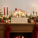 Wooden Christmas Advent Calendar House with LED Lights and 24 Drawers - Monsta Online