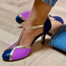 Women's Vintage T - Strap Heels – Adjustable Buckle, Cushioned Insole & Open Vamp Design - Monsta Online