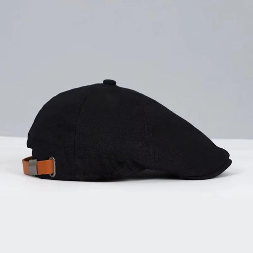 Men's Classic Wool Blend Flat Cap – Timeless Herringbone Newsboy Style for All Occasions - Monsta Online