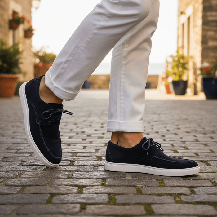 Gaviel Suede Loafers – Men's Vintage Moc - Toe Slip - On Shoes - Monsta Online