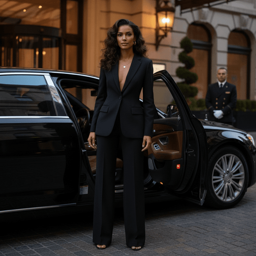 Christi Suit Set – Women's Tailored Long Blazer & Slim Fit Trousers Formal Suit Co - ord - Monsta Online