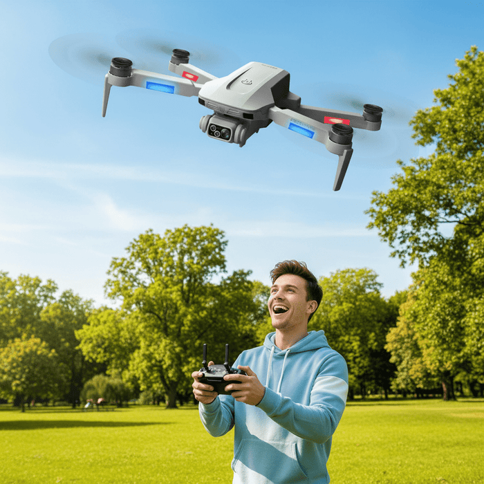 Premium 4.5 - Inch GPS Drone with Camera and Dual Batteries - 5G FPV Auto Return & Follow Me Feature for Adults - Monsta Online