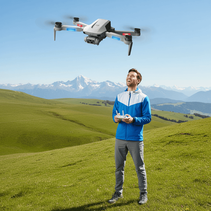 Premium 4.5 - Inch GPS Drone with Camera and Dual Batteries - 5G FPV Auto Return & Follow Me Feature for Adults - Monsta Online