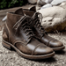 Ravenna Luxe Leather Lace - Up Boots – Vintage Style & All - Day Comfort - Monsta Online