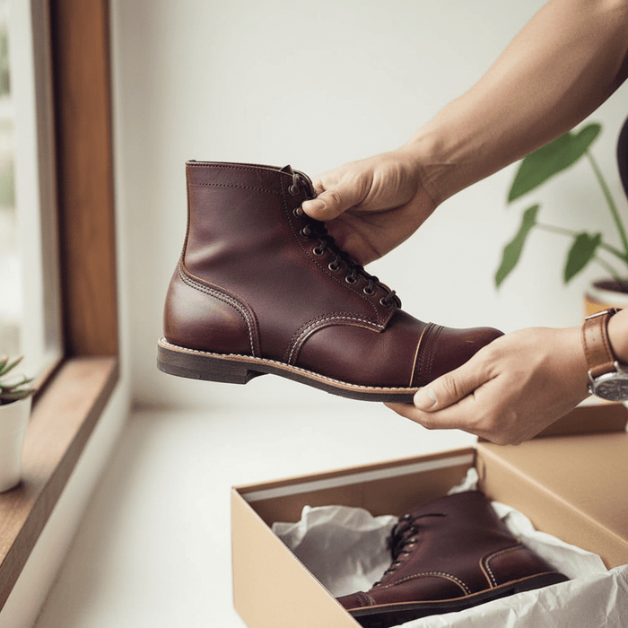 Ravenna Luxe Leather Lace - Up Boots – Vintage Style & All - Day Comfort - Monsta Online