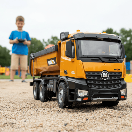 1:14 Hydraulic Remote Control Dump Truck – 10 Channel Control With Dual Batteries - Monsta Online