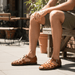 Men's Open Toe Sandals – Adjustable Buckle Straps, Cushioned Footbed & Breathable Design - Monsta Online