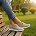Women's Chain - Embellished Orthopedic Slip - On Loafers - Monsta Online