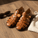 Men's Open Toe Sandals – Adjustable Buckle Straps, Cushioned Footbed & Breathable Design - Monsta Online