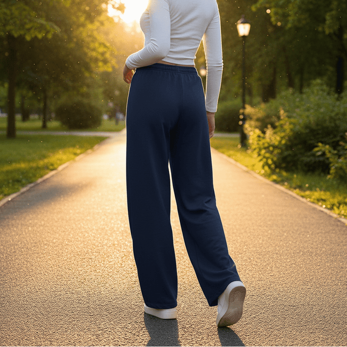 Viola Joggers – Women's Relaxed Wide - Leg Cotton Blend Joggers - Monsta Online