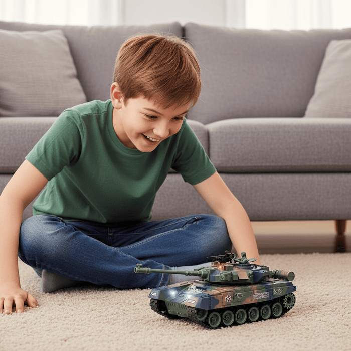 1:18 Scale RC Tank Russian T - 90 Remote Control Tank Model Battle Toys Military Shoots BBS with Dual Batteries for Kids - Monsta Online