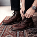Ravenna Luxe Leather Lace - Up Boots – Vintage Style & All - Day Comfort - Monsta Online