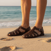 Men's Open Toe Sandals – Adjustable Buckle Straps, Cushioned Footbed & Breathable Design - Monsta Online