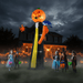 10ft Inflatable Halloween Pumpkin Head Ghost with Hammer and LED Lights - Monsta Online