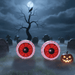 2 Pack 3ft Inflatable Halloween Eyeballs with LED Lights and Air Blower - Monsta Online