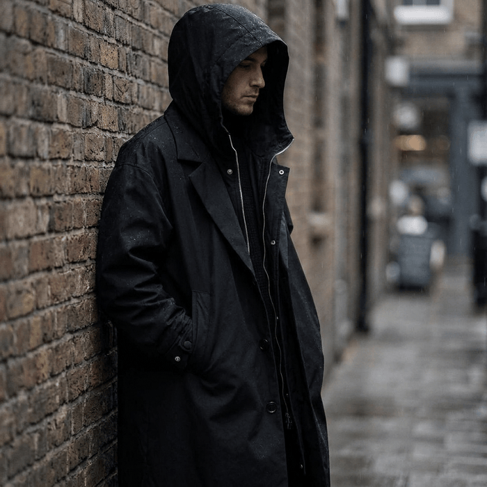 Men's Waterproof Raincoat – Lightweight Breathable Hooded Rain Jacket - Monsta Online