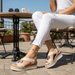 Women's Slip - On Wedge Sandals – Arch Support & Cushioned Insole - Monsta Online