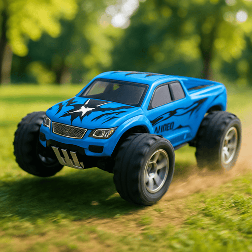 Dash Dynamo: 1:18 Scale 4WD High - Speed RC Monster Buggy Truck With Dual Batteries - Monsta Online
