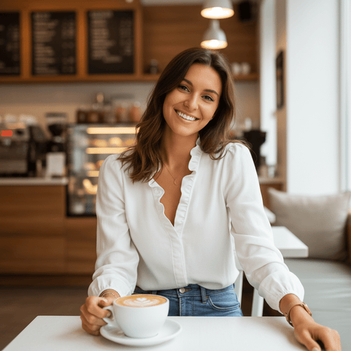 Miran Ruffle Blouse – Women's Long Sleeve V - Neck Ruffled Blouse - Monsta Online