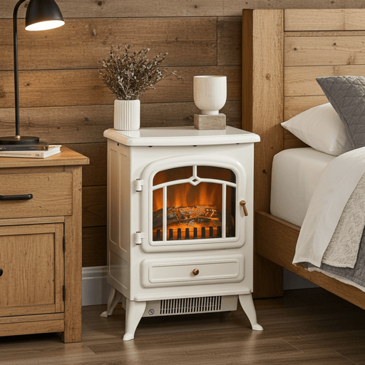 Compact Electric Fireplace Stove Heater with Adjustable Heat Settings - Monsta Online