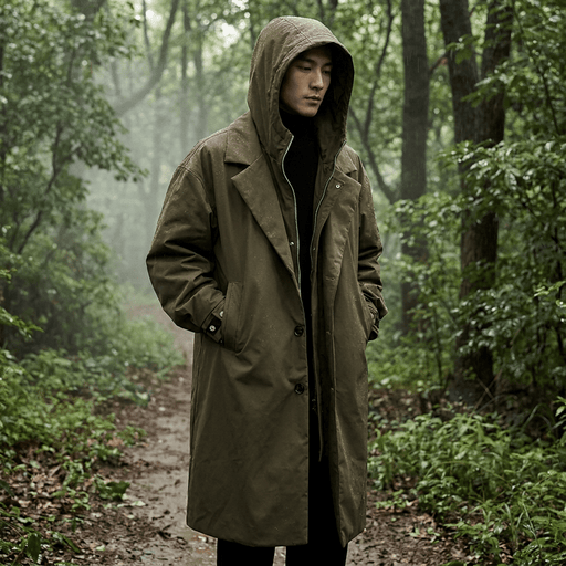 Men's Waterproof Raincoat – Lightweight Breathable Hooded Rain Jacket - Monsta Online