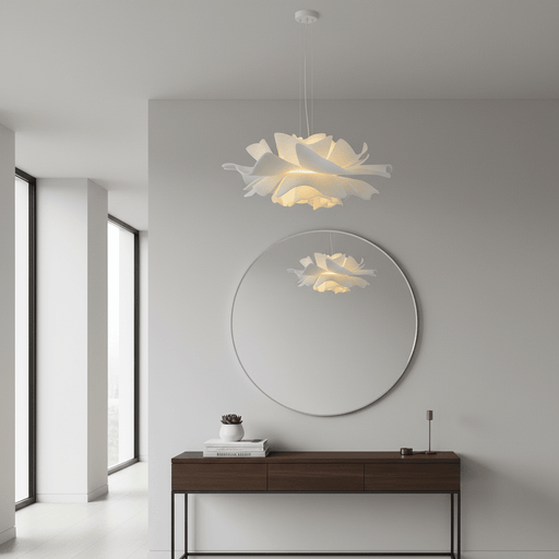 Elegant Flowerleaf Pendant Light – Luxury Floral Chandelier for Living Room & Dining Room - Monsta Online