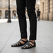 Men's Open Toe Sandals – Adjustable Buckle Straps, Cushioned Footbed & Breathable Design - Monsta Online
