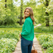 Miran Ruffle Blouse – Women's Long Sleeve V - Neck Ruffled Blouse - Monsta Online