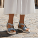 Women's Slip - On Wedge Sandals – Arch Support & Cushioned Insole - Monsta Online