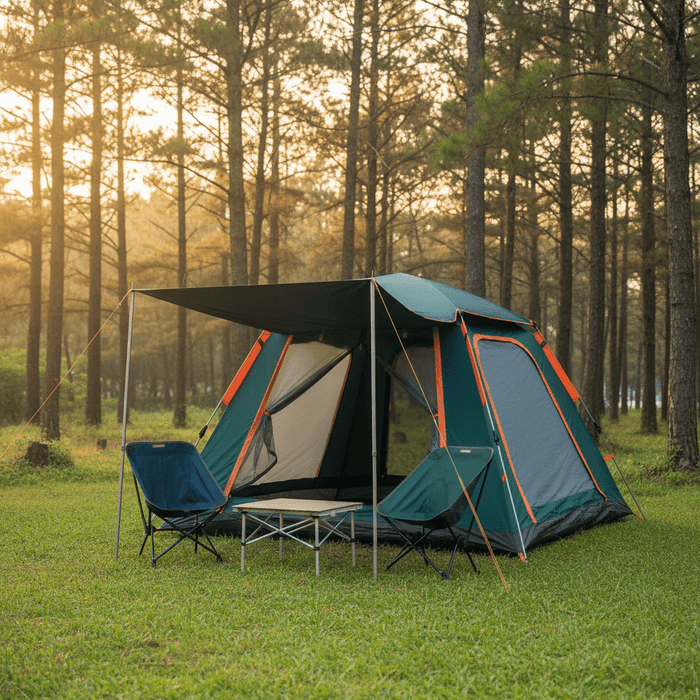 Family Instant Pop - Up Tent 4 - 6 Person – Waterproof, UV Protection, Easy Setup with Carry Bag - Monsta Online