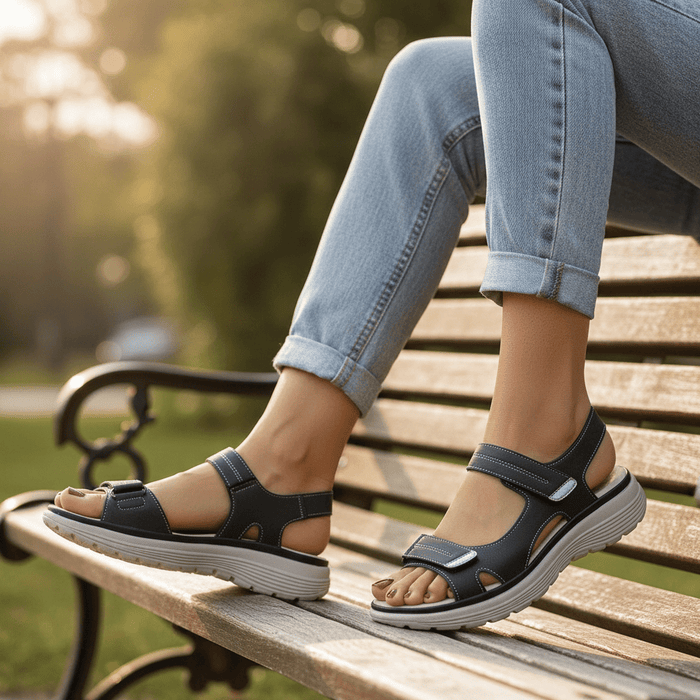 Women's Orthopedic Sandals – Arch Support, Adjustable Straps & Cushioned Non - Slip Sole - Monsta Online
