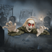 5.2ft Groundbreaker Halloween Animatronic Zombie – Sound Activated Crawling with Spooky Sounds - Monsta Online