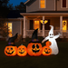 8FT Halloween Inflatable Pumpkins with Ghost – Lighted Blow Up Yard Decoration - Monsta Online
