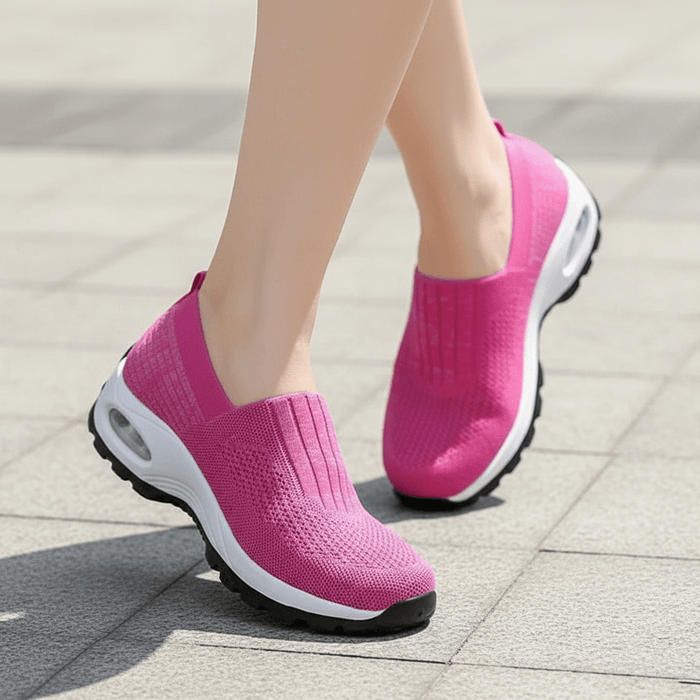 Women's Slip - On Plantar Fasciitis Shoes – Cushioned Insole & Breathable Anti - Slip Design - Monsta Online