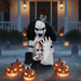 2.4ft Sound - Activated Halloween Animatronic Clown – Jumping with Creepy Sounds and Glowing Eyes - Monsta Online