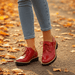 Solenya Lace - Up Shoes – Women's Shiny Glossy Casual Flat Shoes - Monsta Online