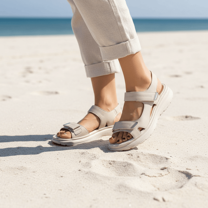Women's Orthopedic Sandals – Arch Support, Adjustable Straps & Cushioned Non - Slip Sole - Monsta Online