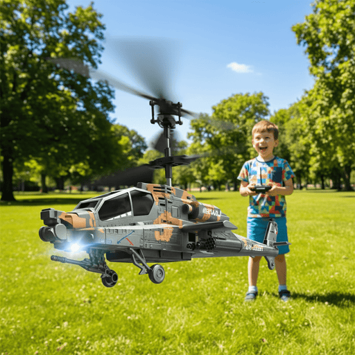 2.4GHz Military RC Helicopter for Adults and Kids - with Dual Batteries - Monsta Online