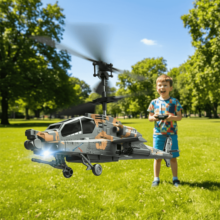 2.4GHz Military RC Helicopter for Adults and Kids - with Dual Batteries - Monsta Online