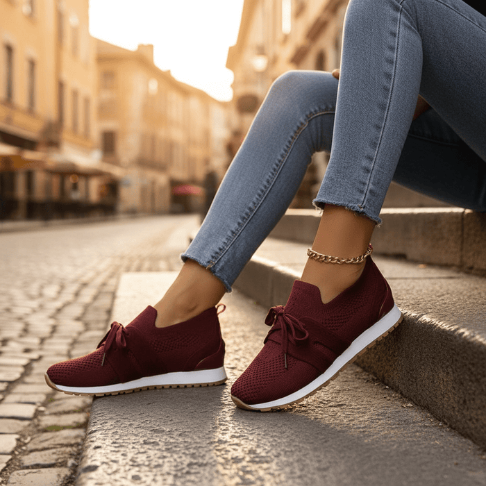 Women's Orthopedic Sneakers – Breathable Mesh, Gel Sole & Arch Support - Monsta Online