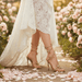 Butterfly Reverie Lace - Up Heels for Women – Elegant White Bridal & Occasion Heels - Monsta Online