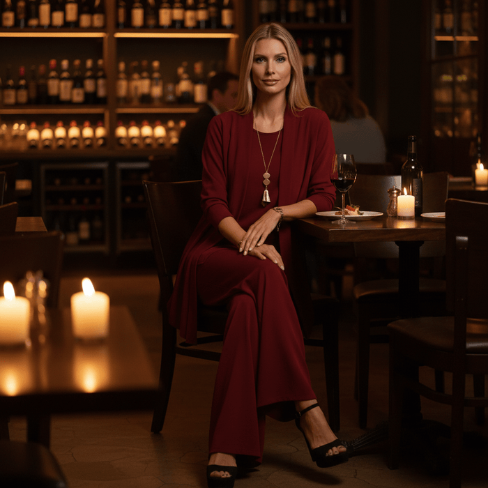 Waverly 3 - Piece Set – Women's Elegant Formal Co - ord Set - Monsta Online