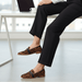 Women's Retro Pointed - Toe Loafers – Chic Leather Slip - On Flats for Every Occasion - Monsta Online